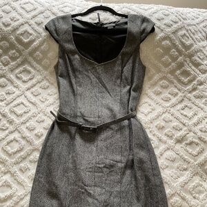 Gray professional fitted